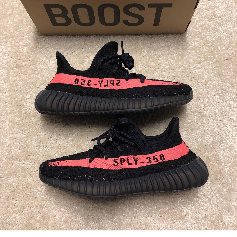 YEEZY BOOST BRED V2 SIZE 8 WOMEN